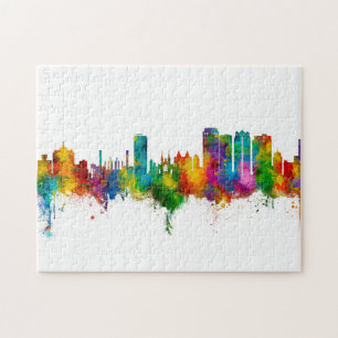 Quebra-cabeça Birmingham Alabama Skyline