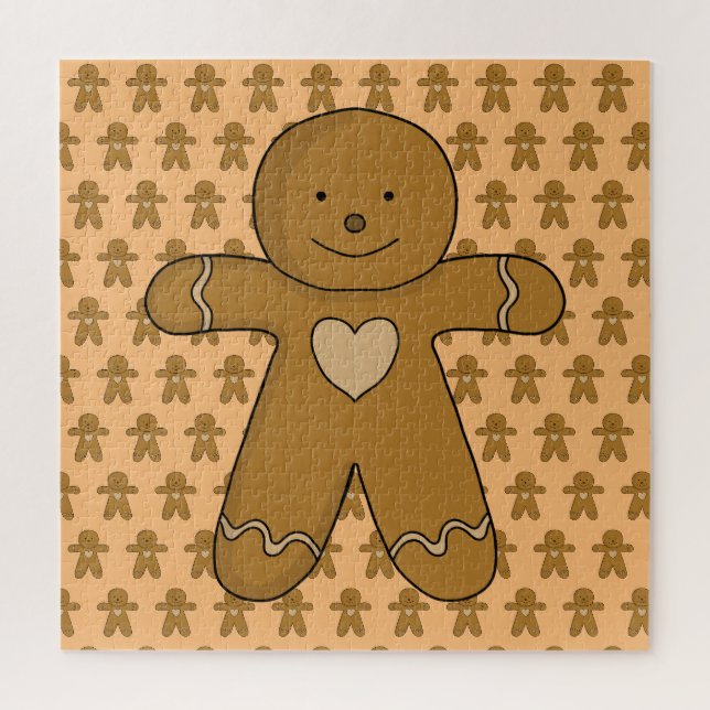 Quebra-cabeça Biscoito de Natal do GingerBread (Vertical)