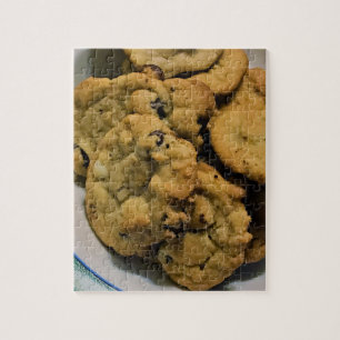 Quebra-cabeça Biscoitos dos pedaços de chocolate