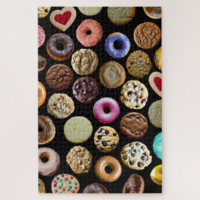 Quebra-cabeça Biscoitos e Donuts (Vertical)