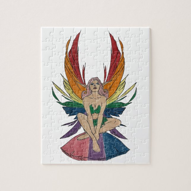 Quebra-cabeça Bisexual Faerie (Vertical)