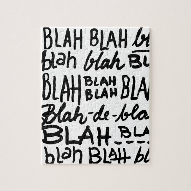 Quebra-cabeça Blá Blá Blá (Vertical)