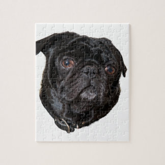 Quebra-cabeça Black Funny Pug