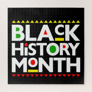 Quebra-cabeça Black History Month Melanin Men Women Girls & Boys
