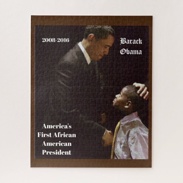 QUEBRA-CABEÇA BLACK LIVES MATTER BARACK OBAMA   (Vertical)