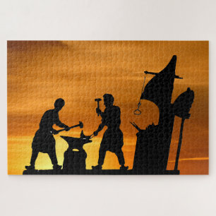 Quebra-cabeça Blacksmith Sunset.