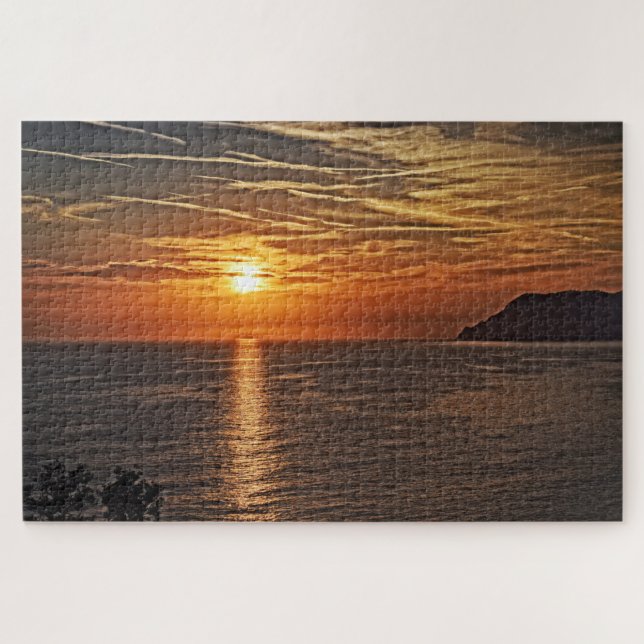 Quebra-cabeça Blaze of Sunset - 20x30 - 1014 pcs. (Horizontal)