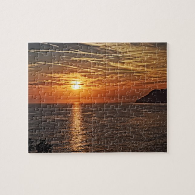 Quebra-cabeça Blaze of Sunset - 8x10 - 110 pcs. (Horizontal)