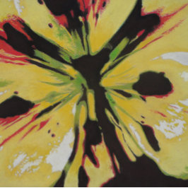 Quebra-cabeça Blocos de flores de abstrato, brilhantes e colorid