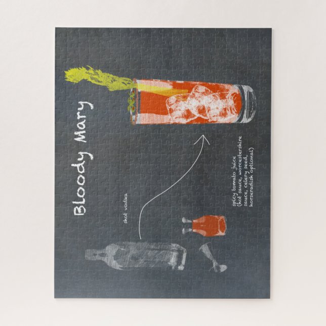 Quebra-cabeça Bloody Mary Recipe (Vertical)