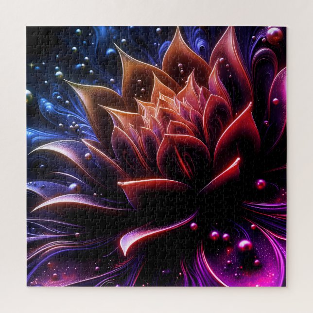 Quebra-cabeça Bloom de ouro nas Profundidades do Crepúsculo (Vertical)