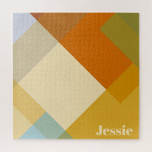 Quebra-cabeça Bloqueios Geométricos Retromodernos