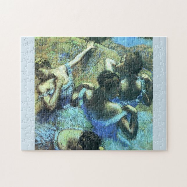 Quebra-cabeça Blue Dancers by Edgar Degas (Horizontal)