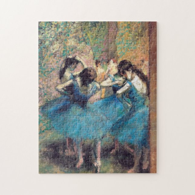 Quebra-cabeça Blue Dancers por Edward Degas (Vertical)