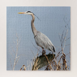 Quebra-cabeça Blue Heron e Fern Hill Wetlands