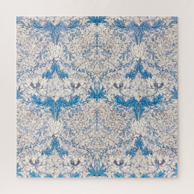 Quebra-cabeça Blue Honeysuckle (por William Morris) (Vertical)