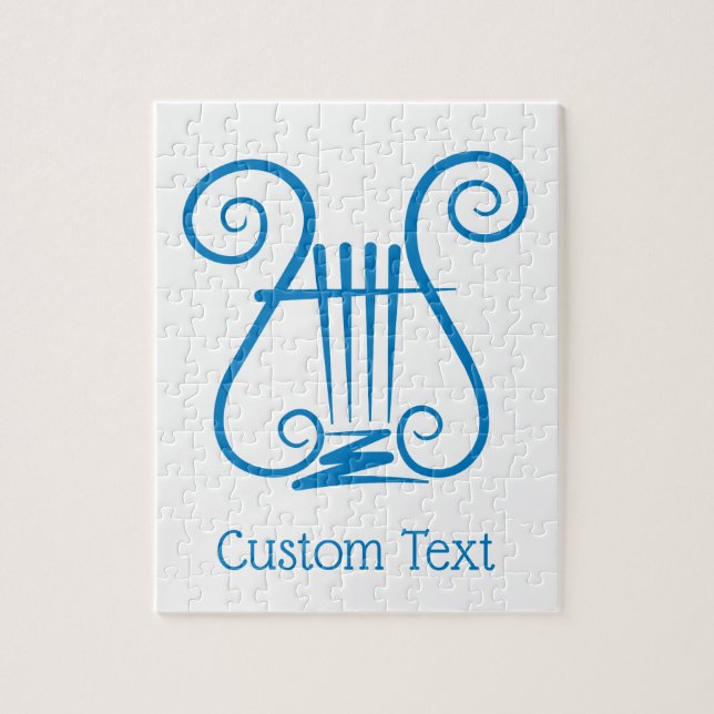 Quebra-cabeça Blue Lyre (Vertical)