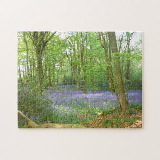 Quebra-cabeça Bluebells nas madeiras