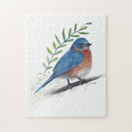 Quebra-cabeça Bluebird Bird Art