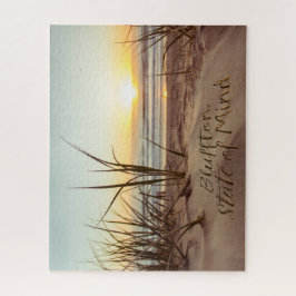 Quebra-cabeça Bluffton Estado Mental Escrito na Areia Praia SC