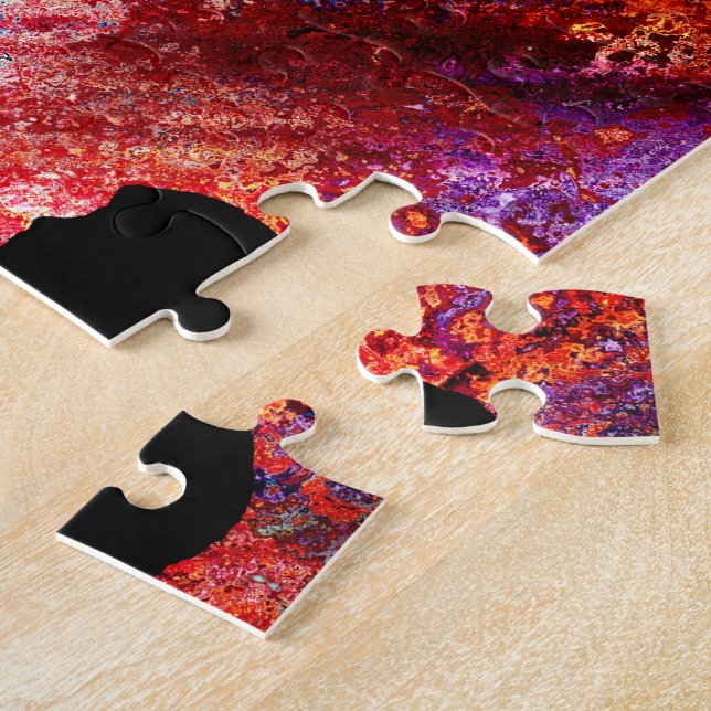 Quebra-cabeça BMX no Grunge oxidado (Lateral)