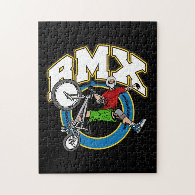 Quebra-cabeça BMX um entregue o truque (Vertical)