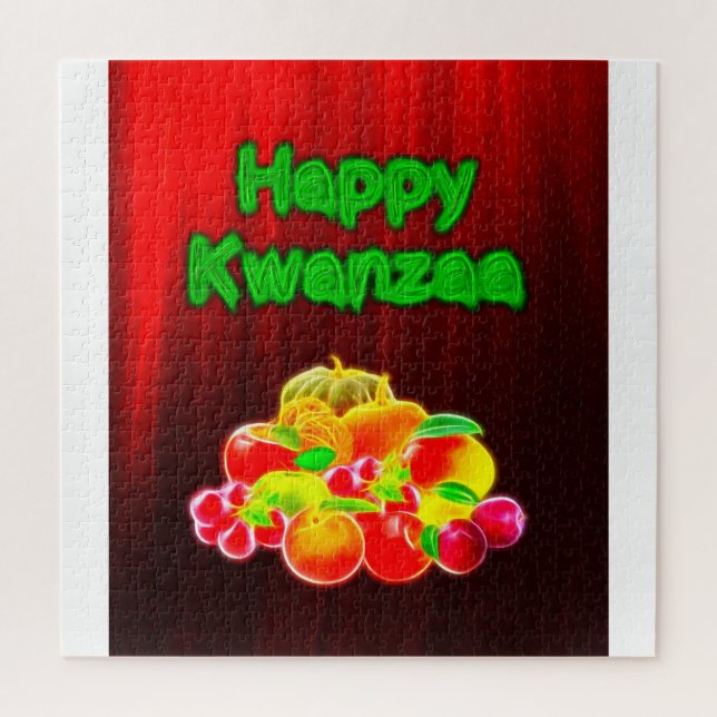 Quebra-cabeça Boas Frutas do Kwanzaa (Vertical)