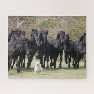 Quebra-cabeça Bob Langrish Animais negros do gênero Meren e c