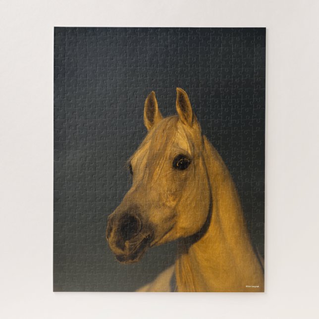 Quebra-cabeça Bob Langrish | Cabeça Árabe Da Cinza Ao Sol (Vertical)