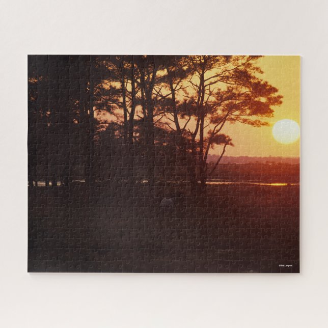 Quebra-cabeça Bob Langrish | Chincoteague Grazing Sunset (Horizontal)