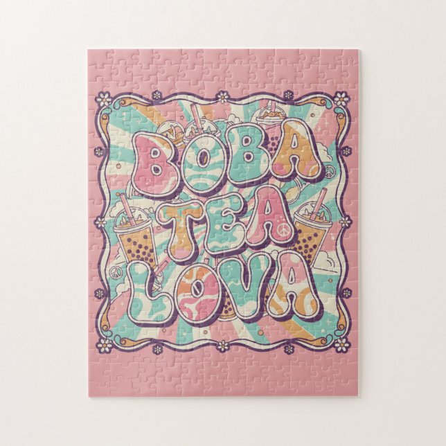 Quebra-cabeça Boba Tea Lova (Vertical)