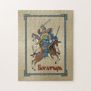 Quebra-cabeça Bogatyr russo medieval