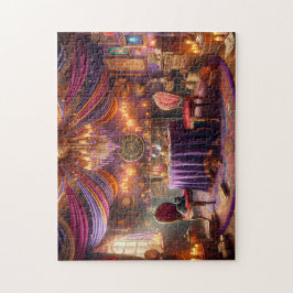Quebra-cabeça Bohemian Fortune Teller Mystical Tarot Décor