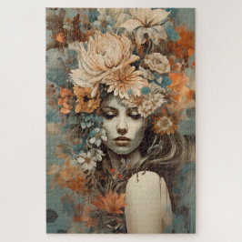 Quebra-cabeça BOHO Flower Girl