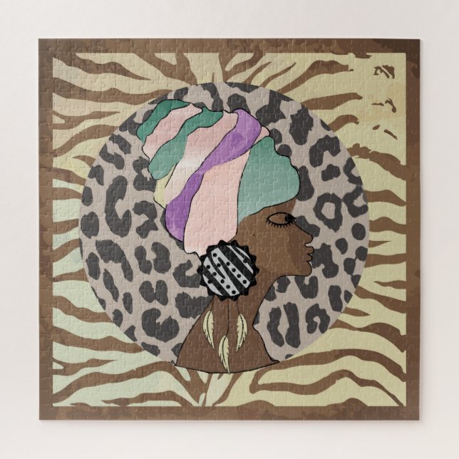 Quebra-cabeça boho trabalho de arte (Vertical)