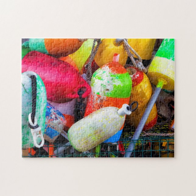 Quebra-cabeça Boias de lagosta no Bass Harbor (Horizontal)