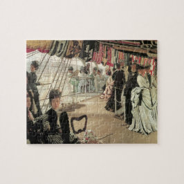 Quebra-cabeça Bola a Bordo by James Tissot, Arte Vitoriano