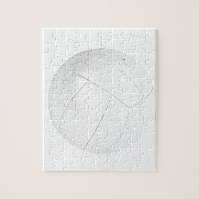 Quebra-cabeça Bola branca do voleibol (Vertical)