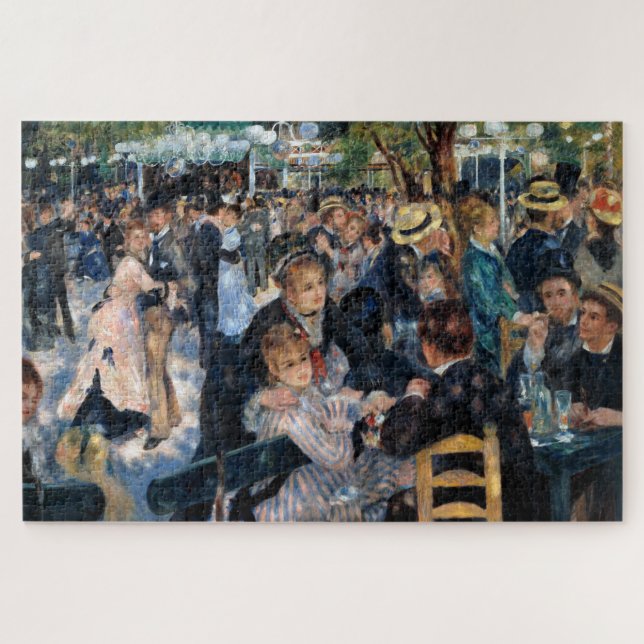Quebra-cabeça Bola no Moulin de la Galette, Renoir (Horizontal)
