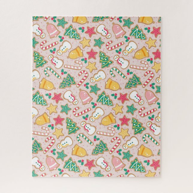 Quebra-cabeça Bolachas de Açúcar de Natal (Vertical)