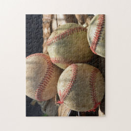Quebra-cabeça Bolas de Baseballs e Luva