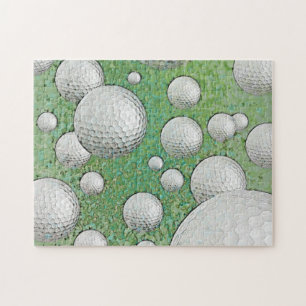 QUEBRA-CABEÇA BOLAS DE GOLFE ABSTRATAS