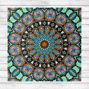 Quebra-cabeça Bolas de Vidro Coloridas Mandala