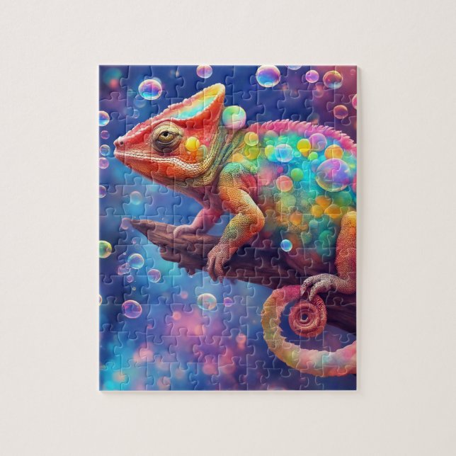 Quebra-cabeça Bolhas de Chameleon 2 (Vertical)