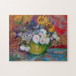 Quebra-cabeça Boliche com Flores, Van Gogh