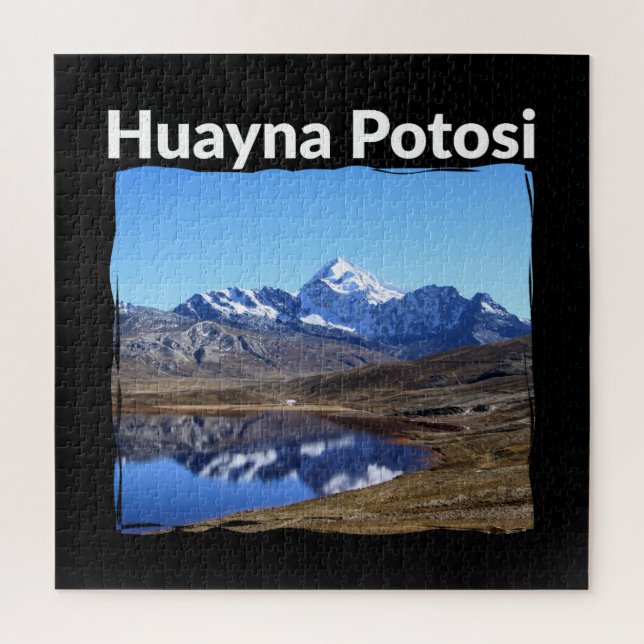 Quebra-cabeça Bolívia Huayna Potosi Mountain - Andes Art (Vertical)