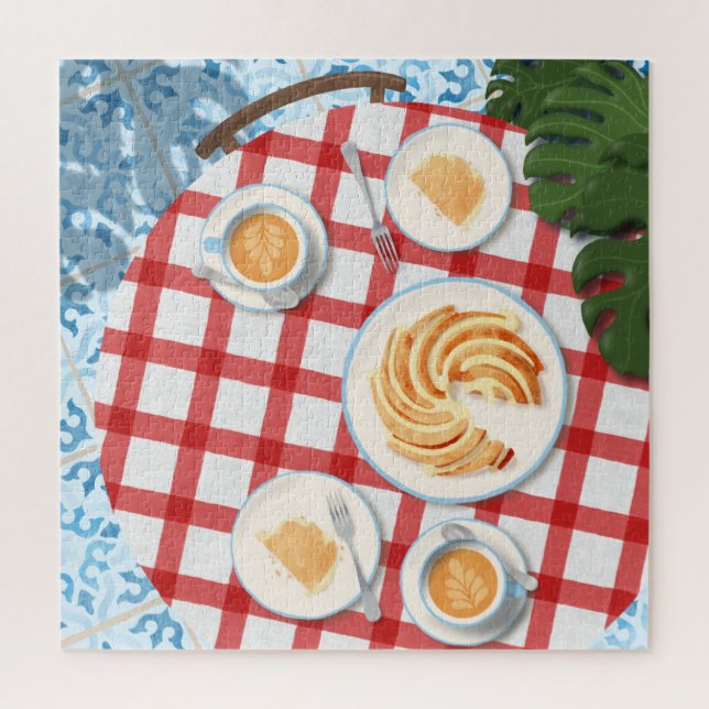 Quebra-cabeça Bolo e Café por Dois (Vertical)