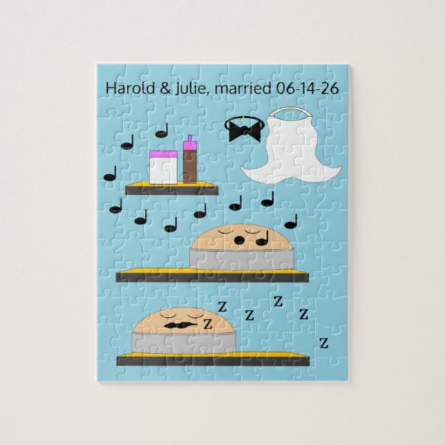 Quebra-cabeça Bolos De Casamento Antes Do Glacé (Vertical)