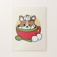 Bolsa de Cacau de inverno - Cachorro-Bonito em Des