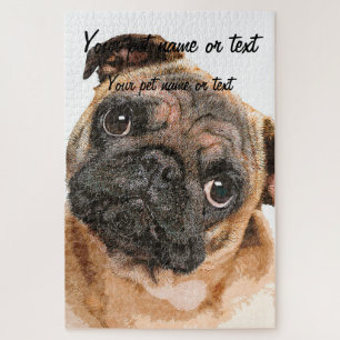 Quebra-cabeça Bolsas Adore, Jovem Cão Pug